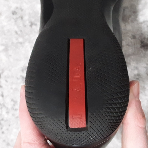 🔥🔥PRADA Men's logo loafers black size 8 US MSRP $695🔥🔥 - Picture 11 of 11